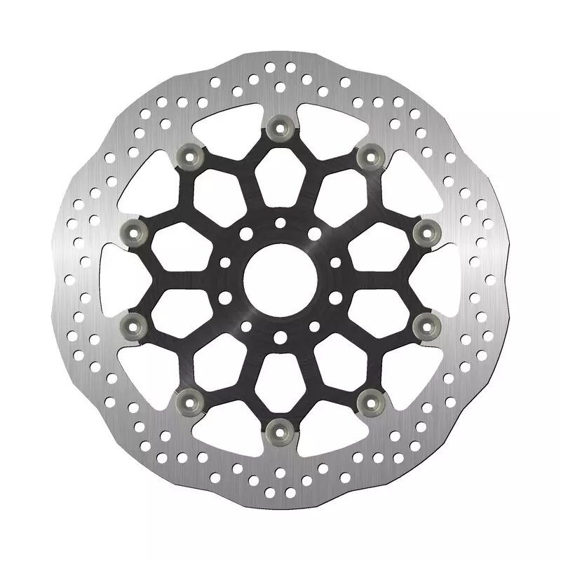 Tarcza hamulcowa przód KTM DUKE 890 R ABS (320X52X5MM) (5 OTWORÓW) PŁYWAJĄCA (ŚRODEK ALUMINIOWY) WAVE | NG1837XG