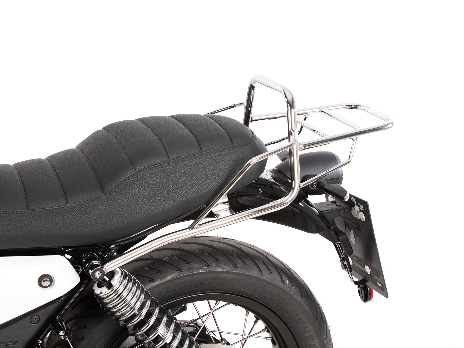 Bagażnik tylny rurowy chrom Moto Guzzi V7 Special 2025-2026 Hepco Becker | 654565 01 02