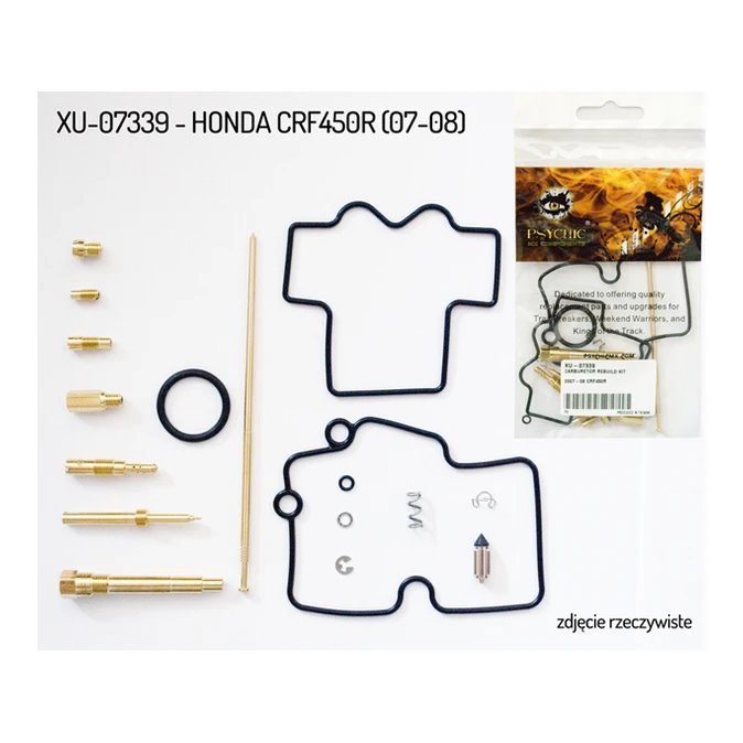 Zestaw naprawczy gaźnika Honda CRF 450R (26-1459) (na 1 gaźnik) Psychic | XU-07339