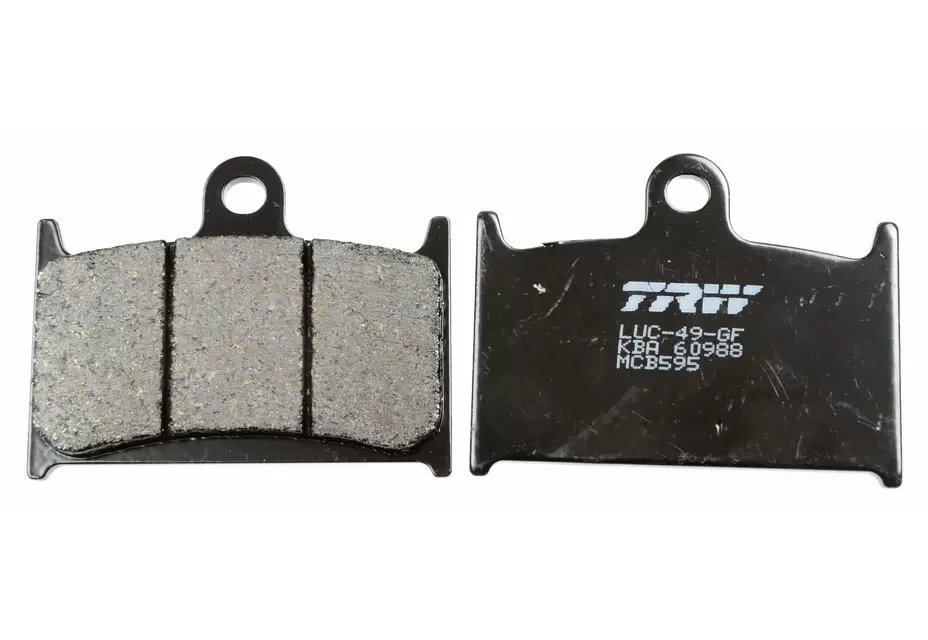 Klocki hamulcowe KH145, KH236 ORGANIC Suzuki GSXR 750, GSXR 1100, Triumph DAYTONA 955, SPEED TRIPLE 955, DAYTONA 1200, TROPHY 1200 PRZÓD TRW | MCB595