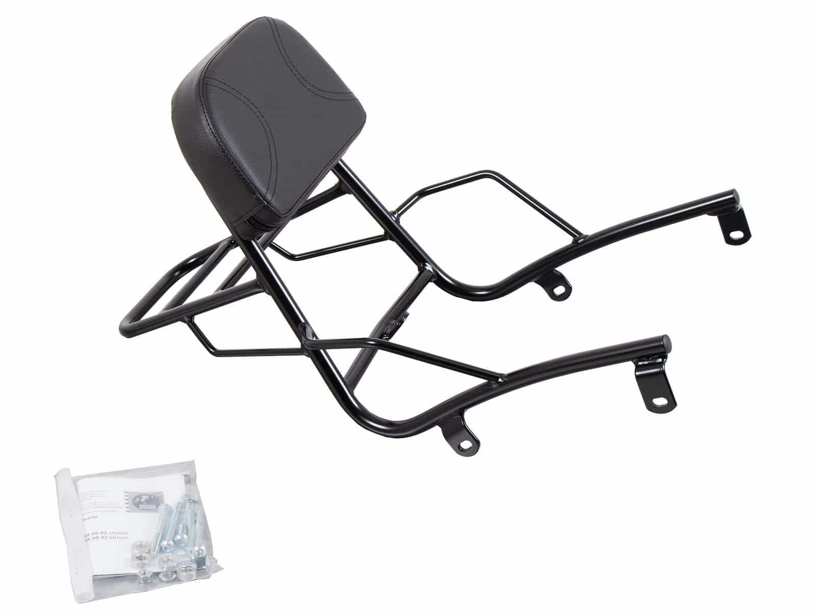 Sissybar z bagażnikiem Suzuki VL 800 Intruder / LC / C 800 Intruder / Black 2001-2016 Hepco Becker | 611338 00 01