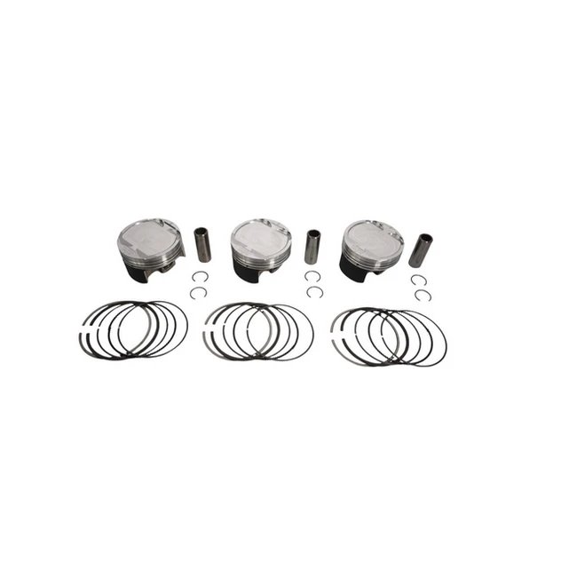 Komplet tłoków Sea Doo SPARK ACE 4T (+1MM=75,00MM) (74,94MM) (SWORZEŃ 17MM) (3 SZT) 11.0:1 Wossner | K6514D100-3