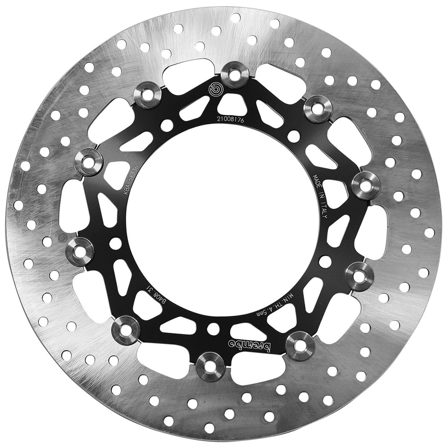 Tarcza hamulcowa przód pływająca Yamaha FZ6 N/S FAZER, XJ6 F/N DIVERSION, YZF R6, MT-03, XSR 900 (298X132X5MM) (5X8,5MM) Brembo | 78B40831
