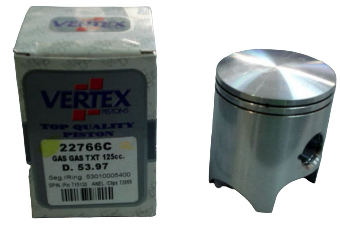 Tłok Gas Gas 125 TXT (53,97mm) (+0,02mm) Vertex | 22766C
