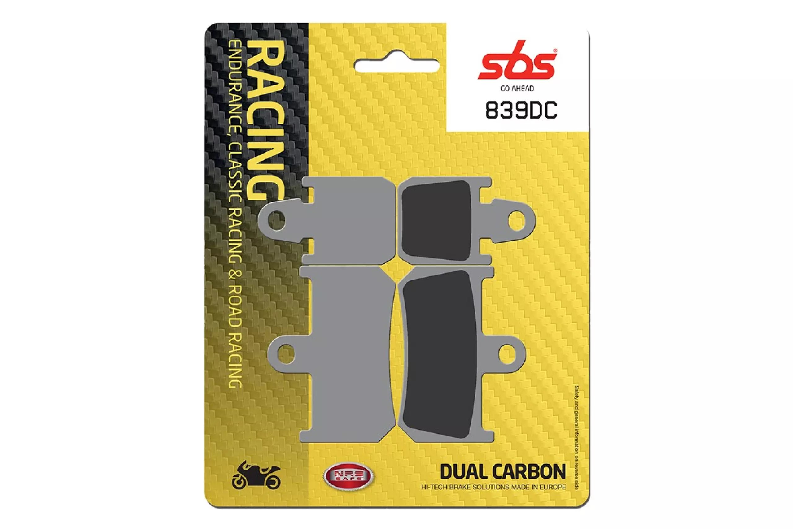 Klocki hamulcowe KH442/4 RACING DUAL CARBON Yamaha YZF R1 | 839DC