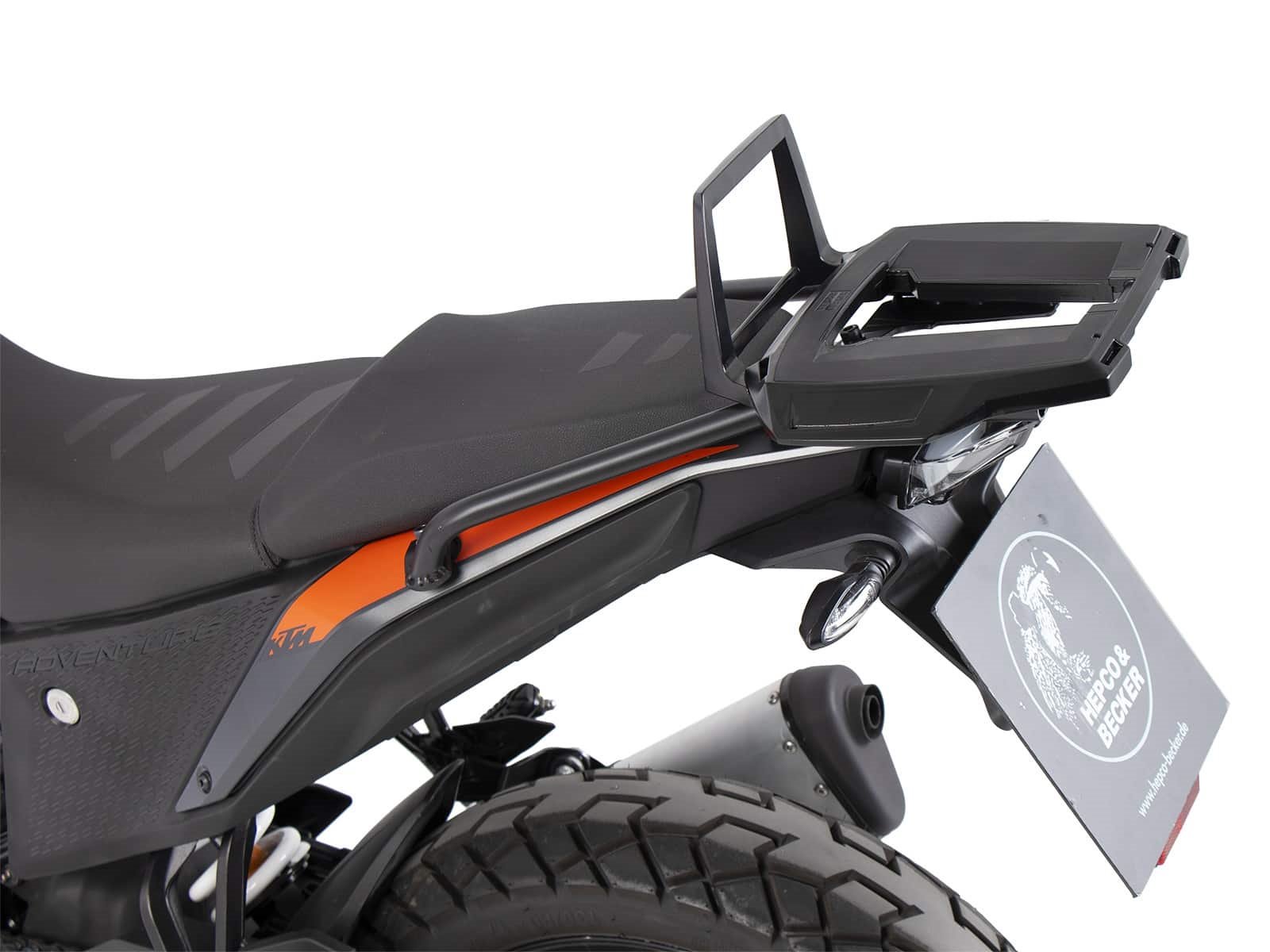 Stelaż kufra centralnego Alurack KTM 390 Adventure 2020-2024 Hepco Becker | 6527601 01 01