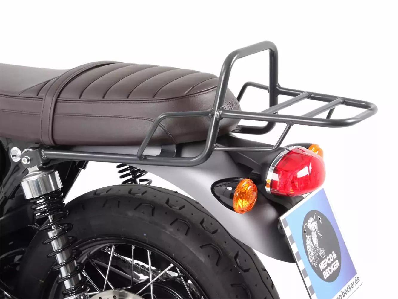 Stelaż pod kufer centralny Triumph Bonneville T 100 / Black 2017-2025 Hepco Becker | 6547559 01 01