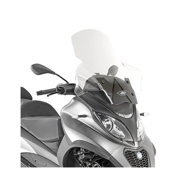 Szyba akcesoryjna Piaggio MP3 350/500 Sport/Business 71,5x65cm przeźroczysta Kappa | KD5613ST