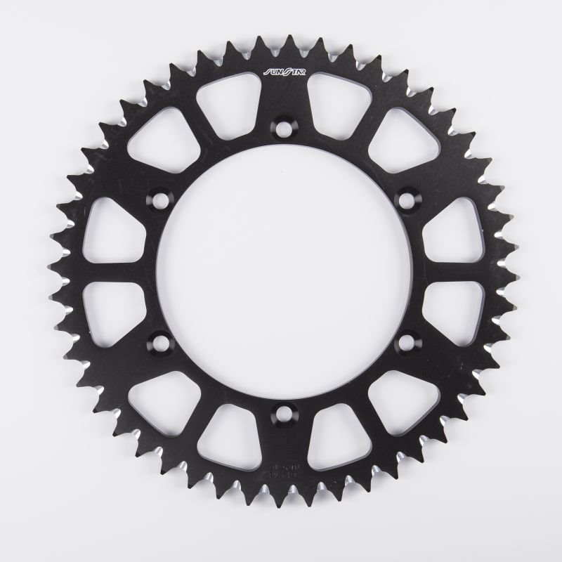 Zębatka tylna Ergal Kawasaki KX 125, 250 52 ŁAŃC. 520 Sunstar | SUN5-3619-52BK
