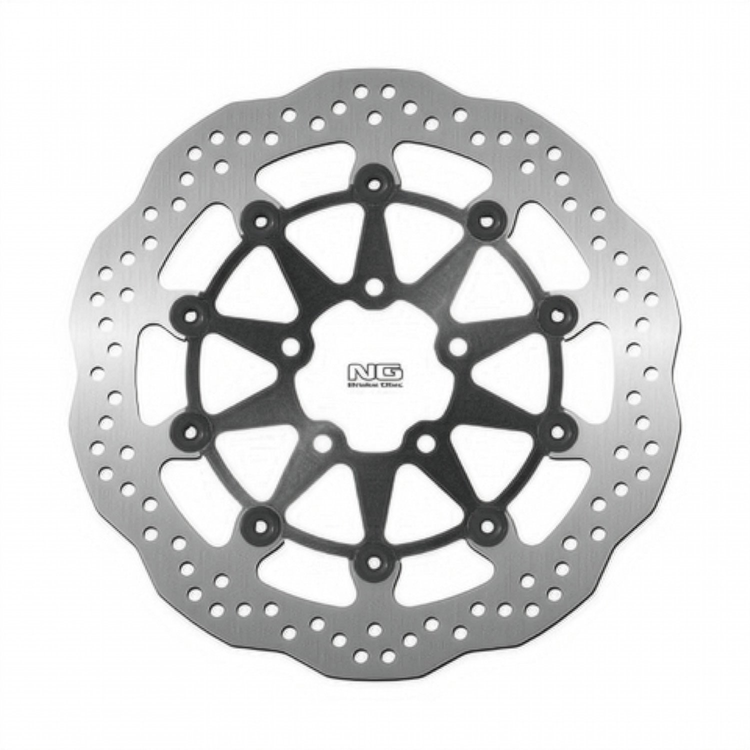 Tarcza hamulcowa przód Suzuki GSX1400, GSXR600/750, GSXR1300, TL1000 (320X69X5mm) (5X10,5mm) WAVE PŁYWAJĄCA | NG458X