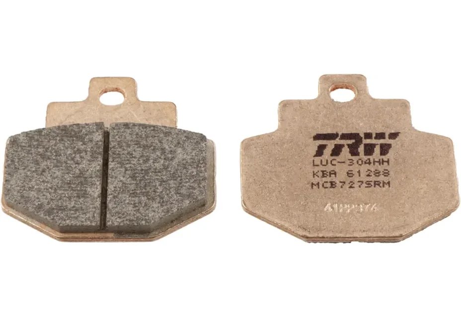 Klocki hamulcowe SINTER Benelli Adiva 125/150, Piaggio GTX/Hexagon 125, Vespa GTS, GTV 125, GTS 150, Bilissima 125, Red 125 TYŁ TRW | MCB727SRM