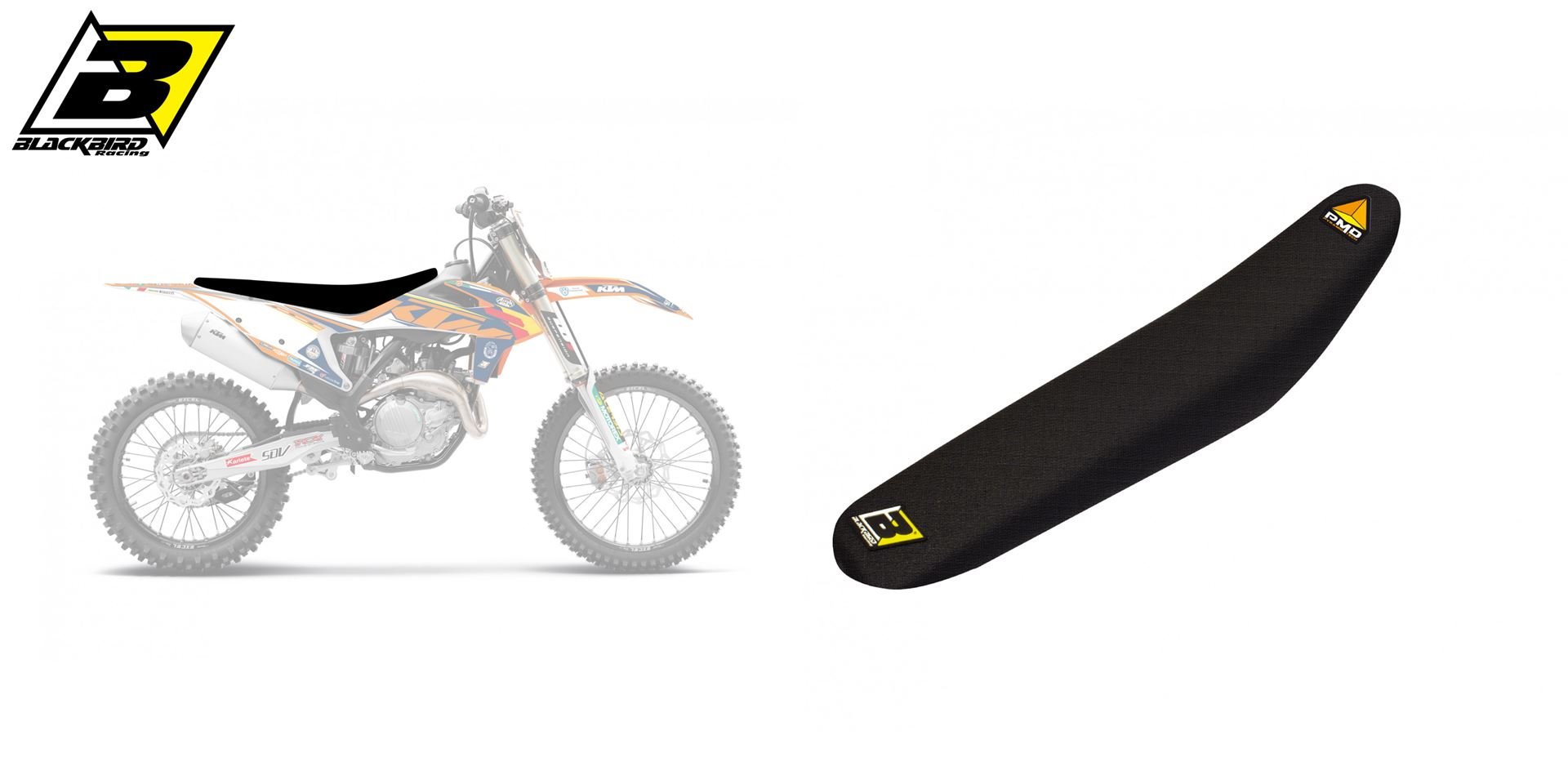 Pokrowiec/Poszycie na siedzenie KTM SX/SXF, EXC PYRAMID (PMD) Blackbird | E1528G