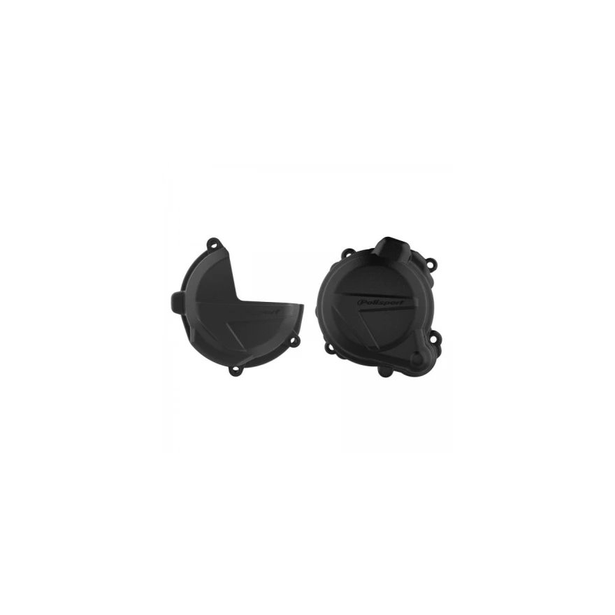 Zestaw osłon pokryw alternatora i sprzęgła Beta 300 RR, XTRAINER 300 czarny Polisport | 91000