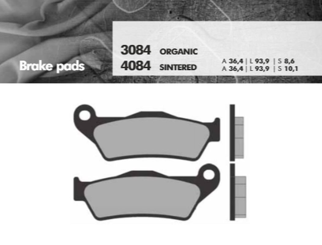 Klocki hamulcowe KH363 BMW Spiek metaliczny (złote) Tył Brenta | BR4084