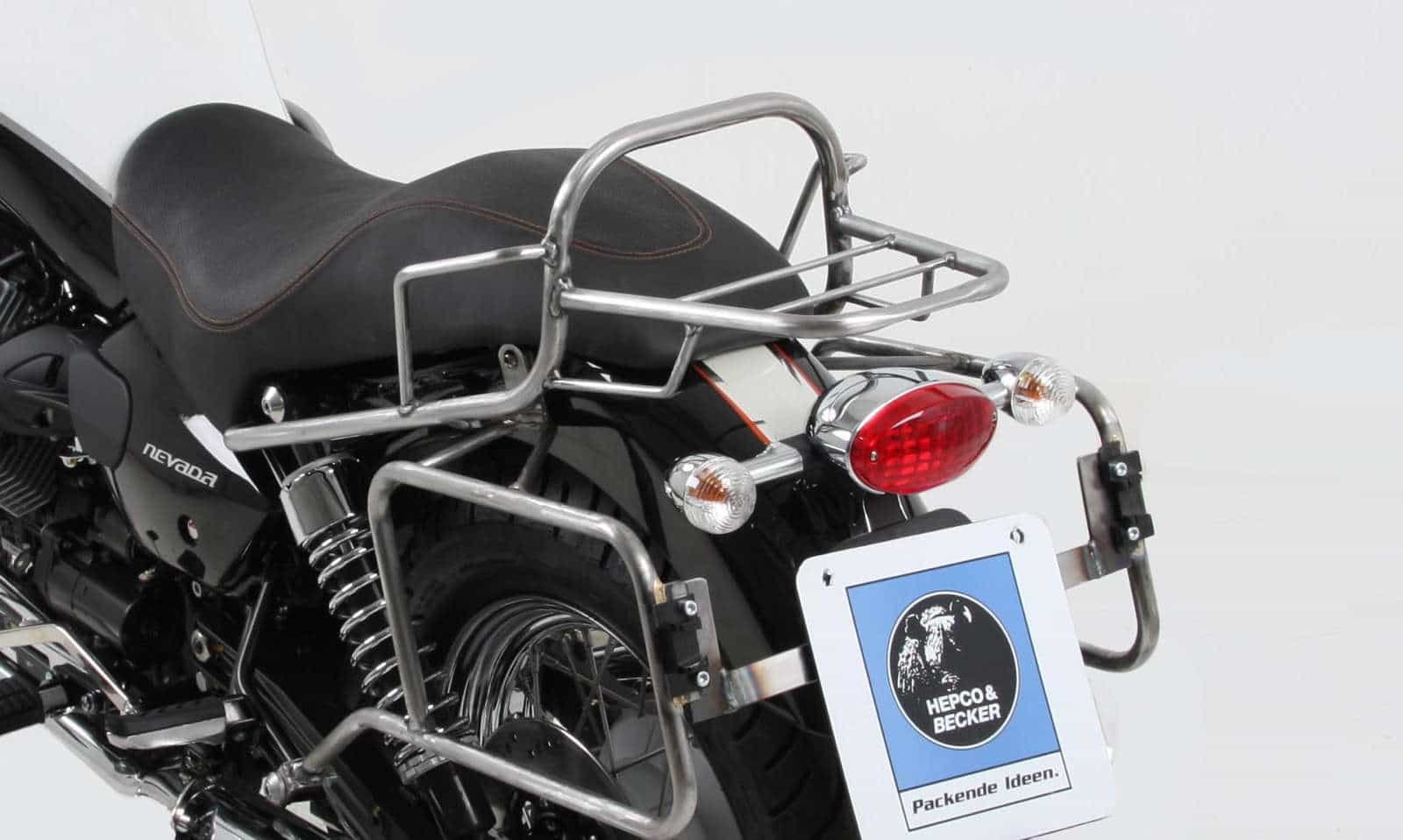 Stelaż pod kufer centralny Moto Guzzi Nevada 750 Anniversario 2010 - 2011 Hepco Becker | 650543 01 02