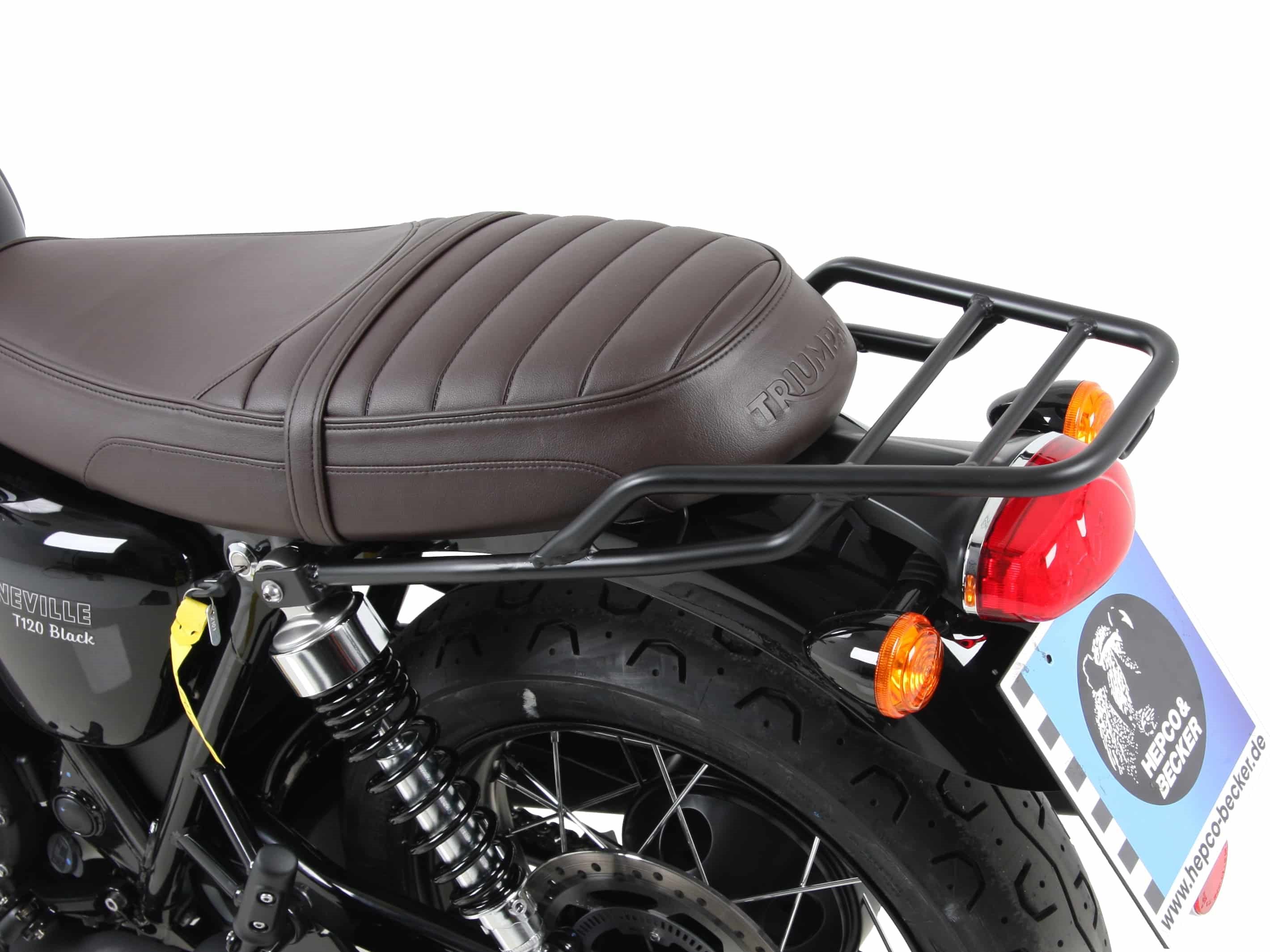 Stelaż pod kufer centralny Triumph Bonneville T 120 / Black 2016 - 2025 Hepco Becker | 6587544 01 01