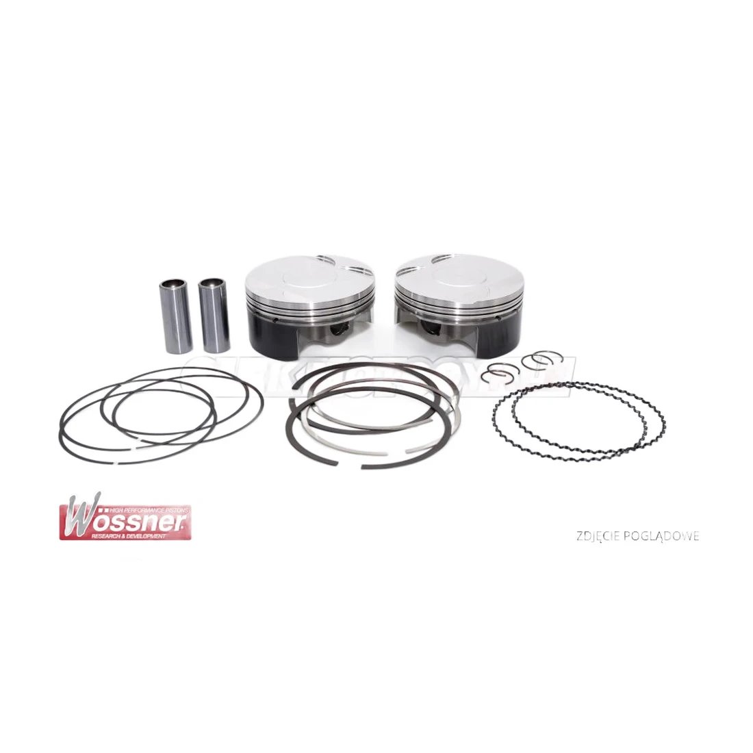 Komplet tłoków Honda CBR 1000RR (75,96MM) Wossner | K8743DA-4