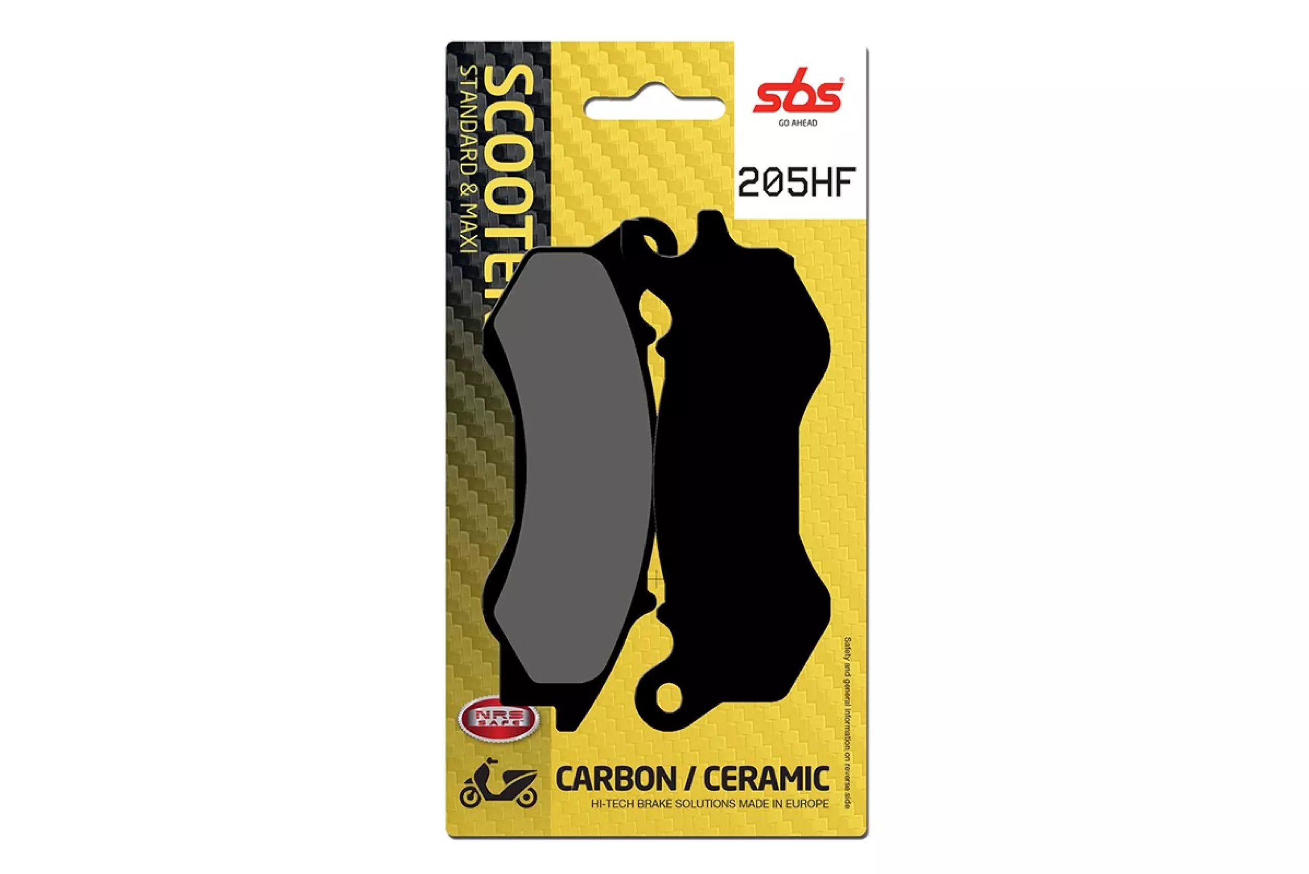 Klocki hamulcowe KH603 Street Ceramic Honda NSC/PCX/SCV, Peugeot Django PRZÓD | 205HF