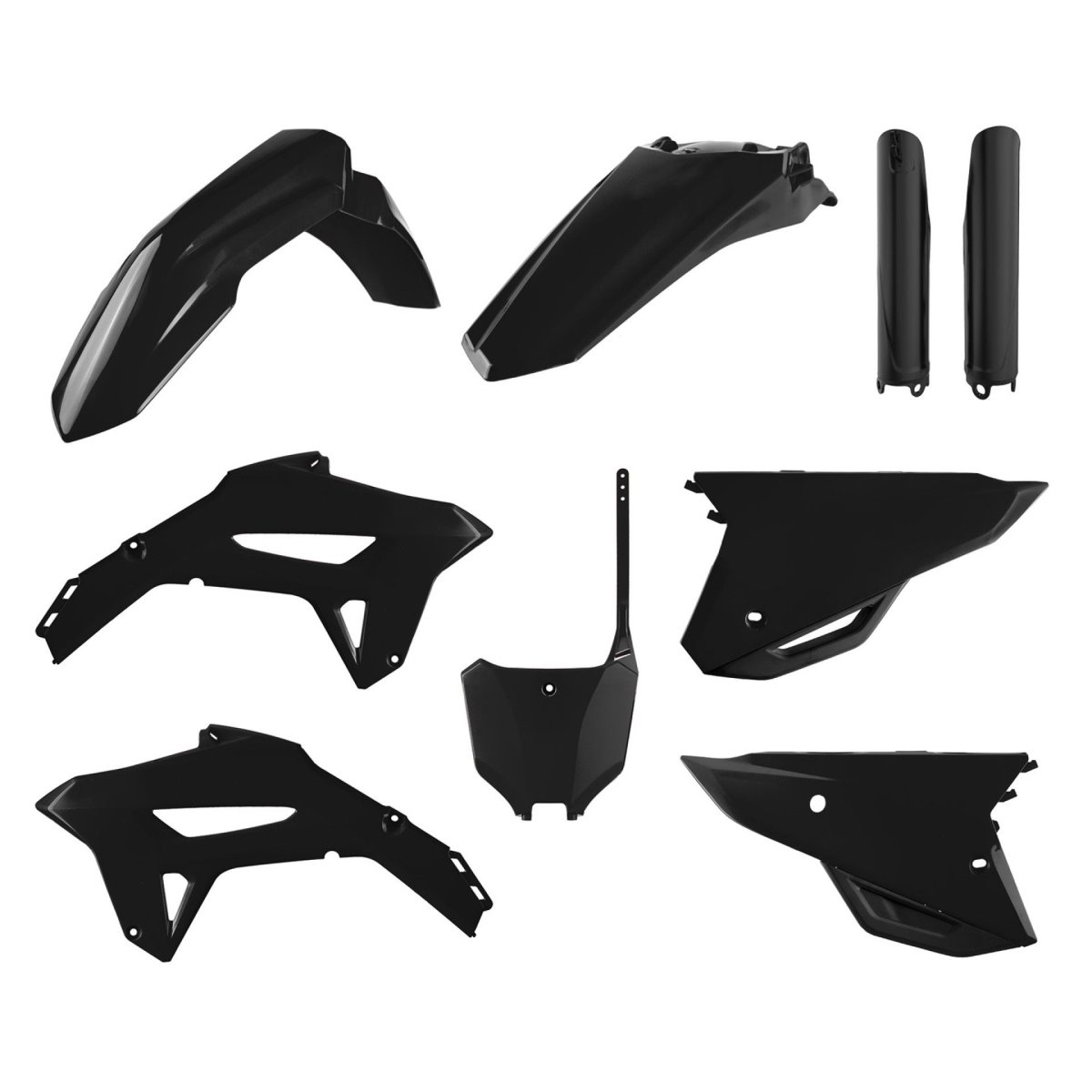 Komplet plastików Honda CRF 250R, CRF 450R czarny Polisport | 91056