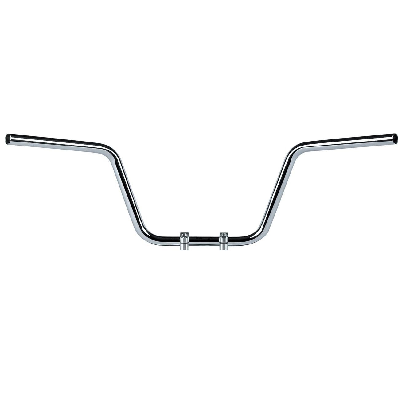 Kierownica stalowa 25MM Wysoka Apehanger chromowana z przetłoczeniami na kable TRW | MCL136CKK