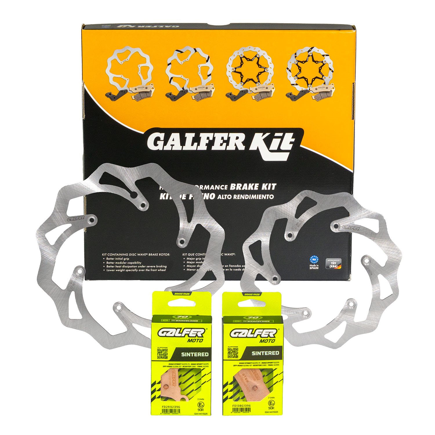 Zestaw Hamulcowy Przód/Tył KTM/Husqvarna / Husaberg Galfer | KG606W