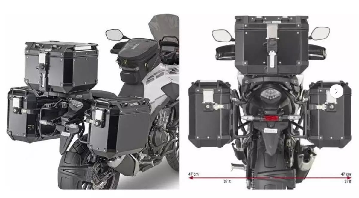 Stelaż kufrów bocznych Monokey Cam Side Honda CB 500 X Kappa | KLO1171CAM
