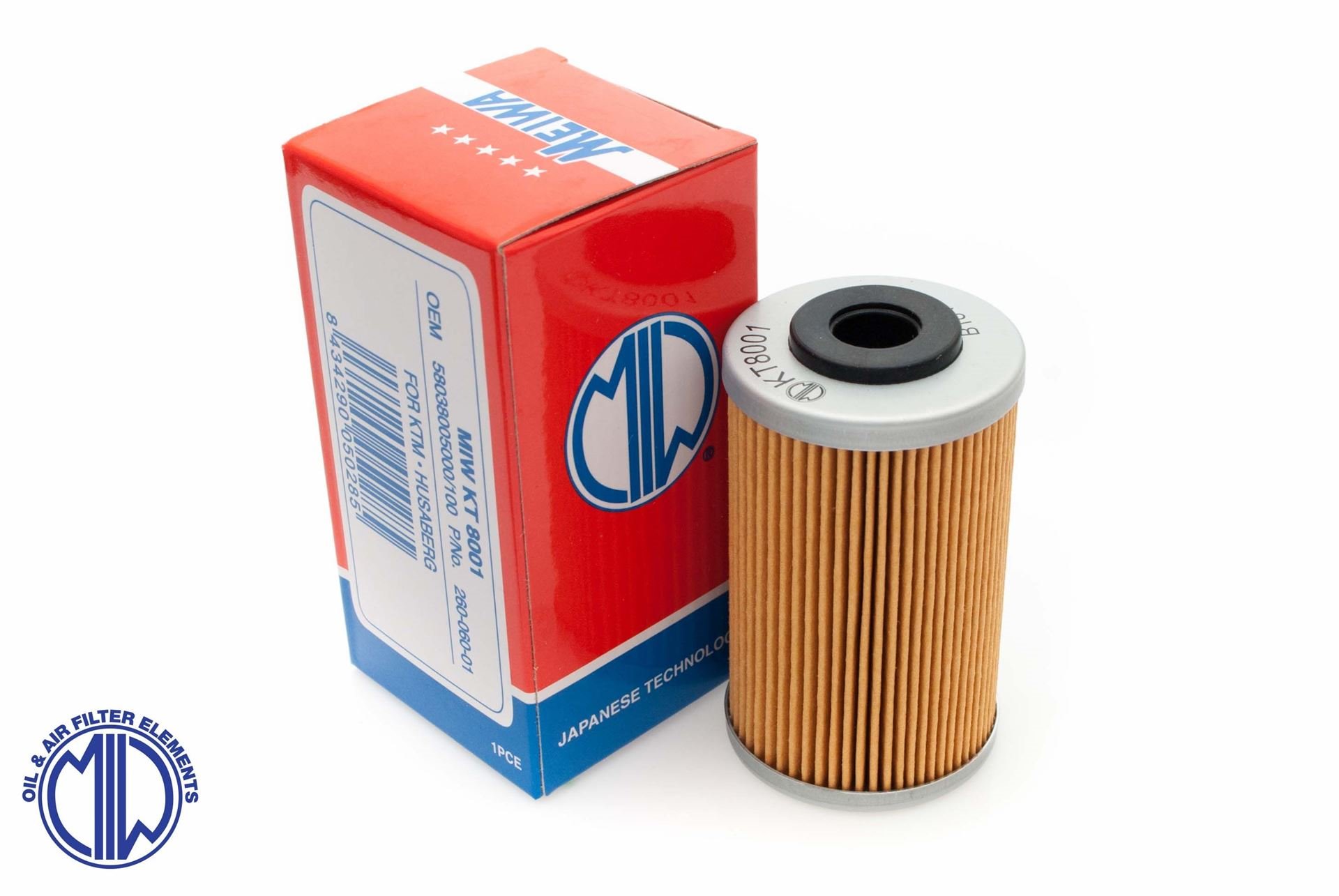 Filtr oleju KTM SX/EXC/LC4 Duke 125/200/390/620/640 / 690 HF155 MIW | KT8001