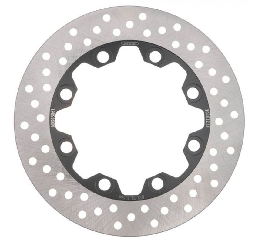 Tarcza hamulcowa tył Kawasaki KL 250G Super Sherpa, KMX 125, KLX 125/250 (210x110x4mm) (8x10,5mm) MTX PARTS | MDS03061