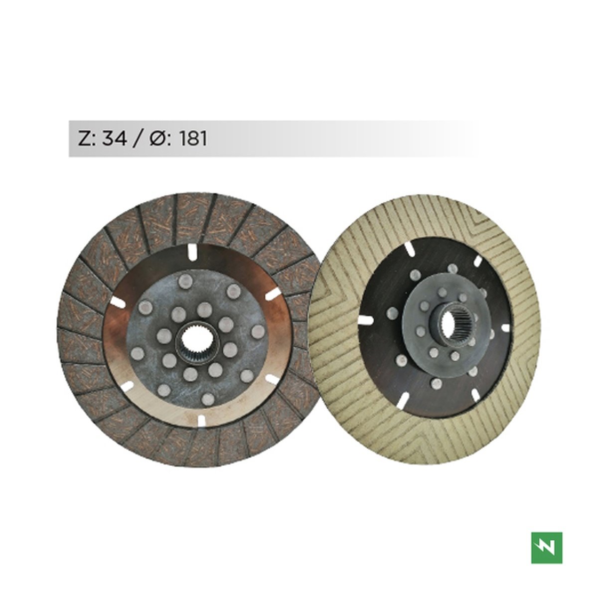 Tarcze sprzęgłowe BMW R 50/60/75/80/100 (suche sprzęgło) Newfren | F1493K