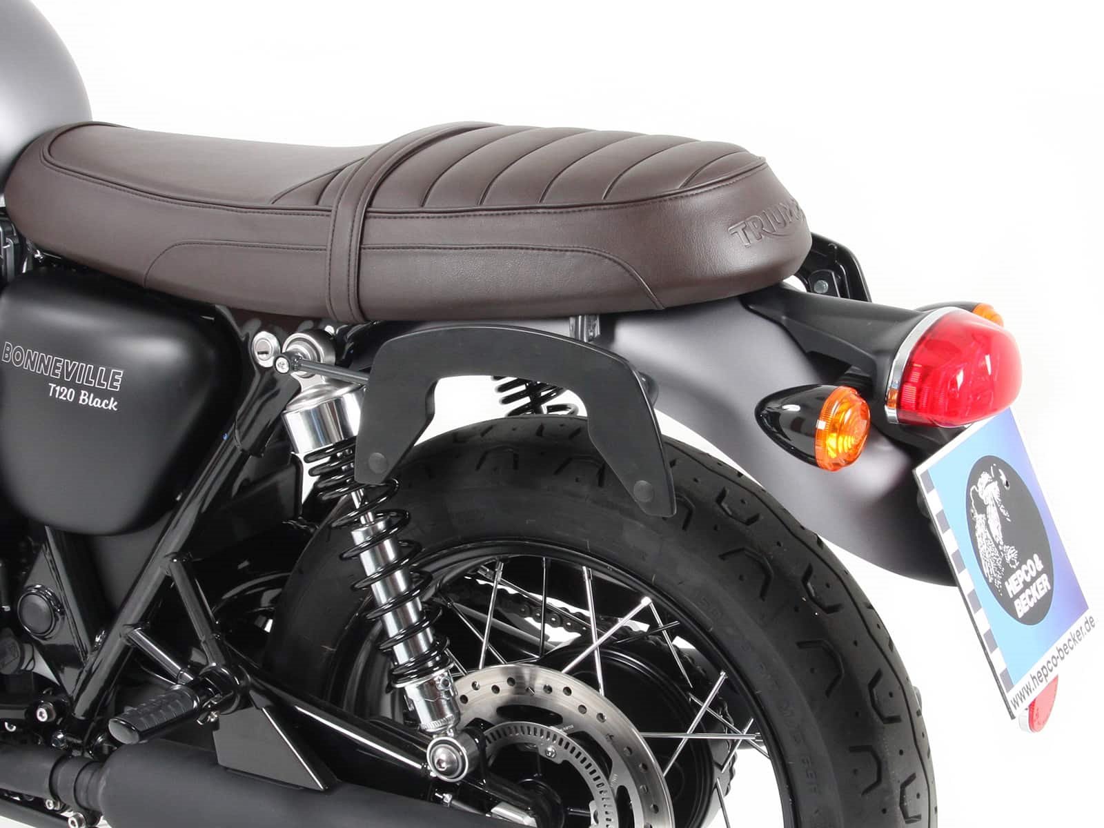 Stelaż boczny C-BOW Triumph Bonneville T 100 / Black 2017-2025 Hepco Becker | 6307559 00 01