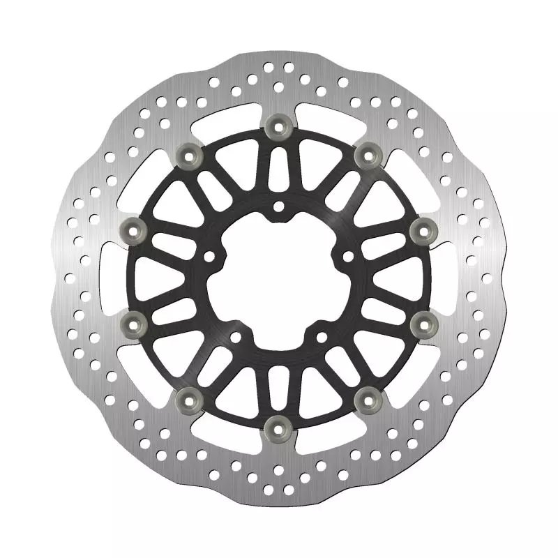 Tarcza hamulcowa przód MV Agusta Brutale 675/800, F3 675 (320x80x5mm) (5x8,25mm) WAVE PŁYWAJĄCA (ŚRODEK ALUMINIOWY) | NG1846XG