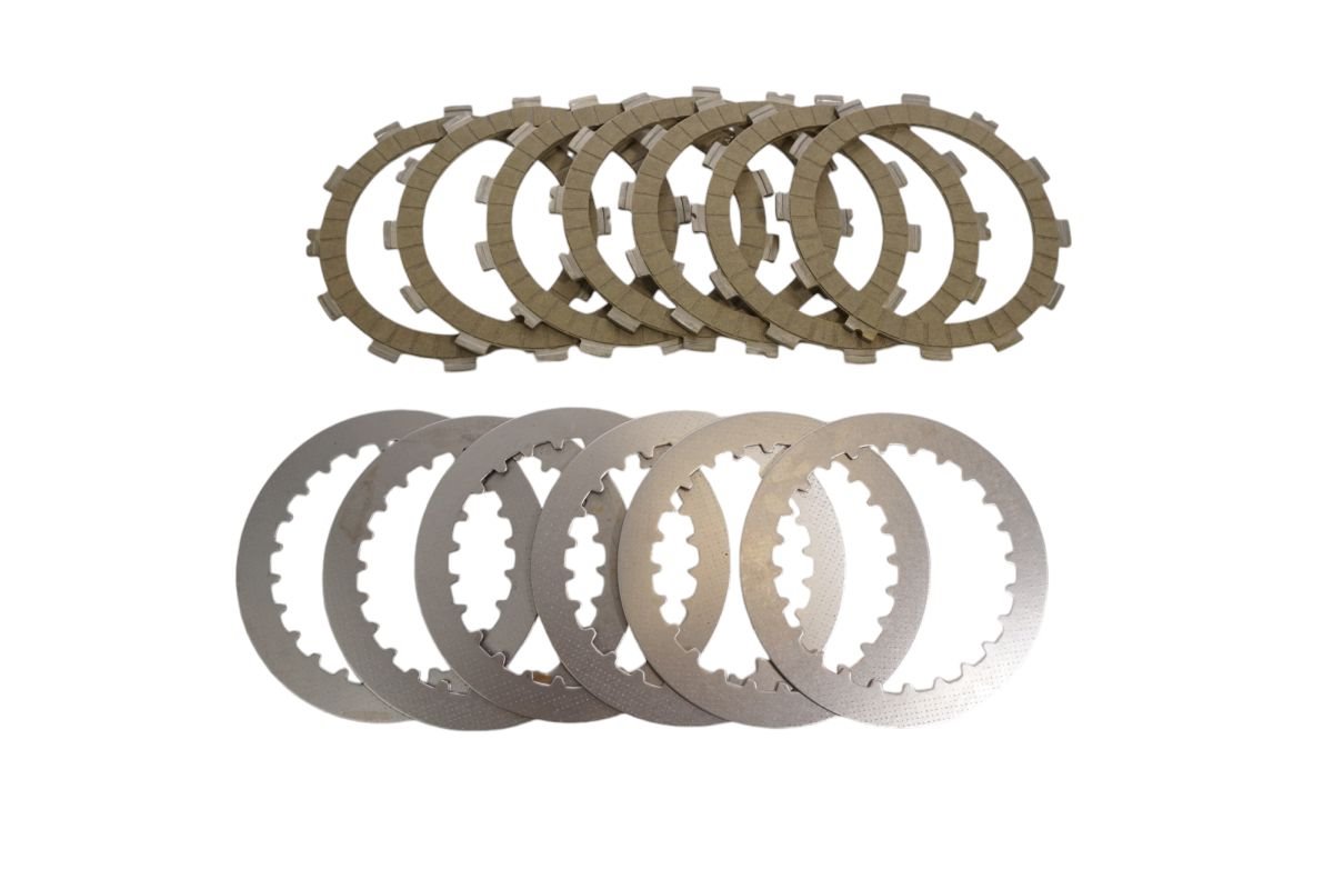 Tarcze sprzęgłowe z przekładkami Racing KTM SX/EXC 125/144/150/200, Husqvarna CR 125/150, TC/TE 125/250/310 Newfren | F1502SR
