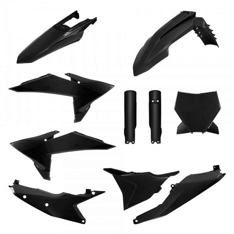 Komplet plastików FULL KIT KTM SX/SX-F/XC/XC-F Czarny Polisport | 91615