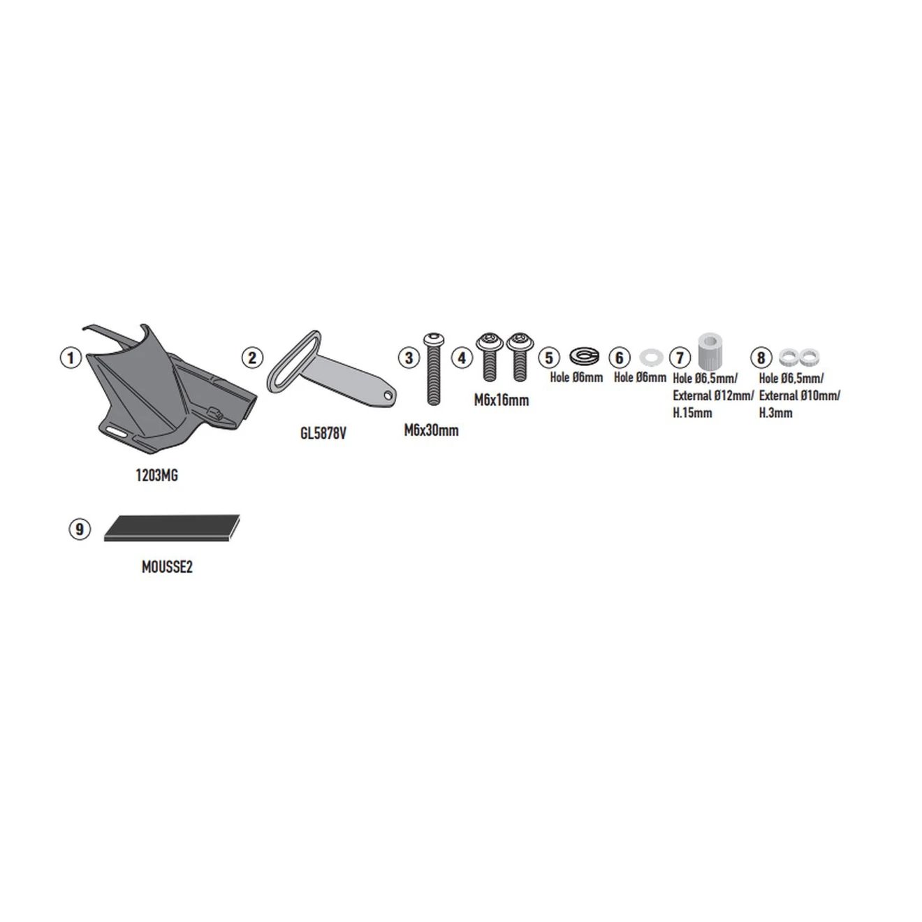 Błotnik tylny z osłoną łańcucha Honda NX 500 Kappa | KMG1203