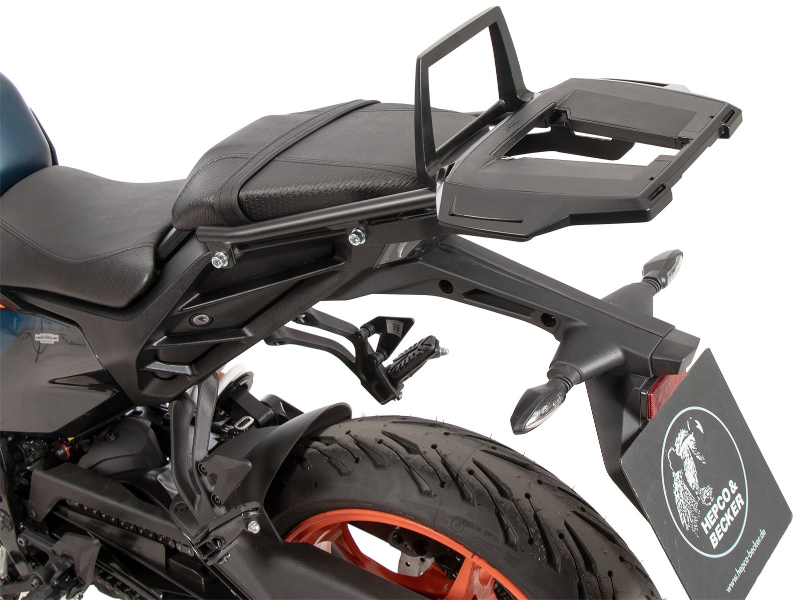 Stelaż do kufra centralnego Alurack KTM 125 Duke 2024-2026 Hepco Becker | 6527671 01 01