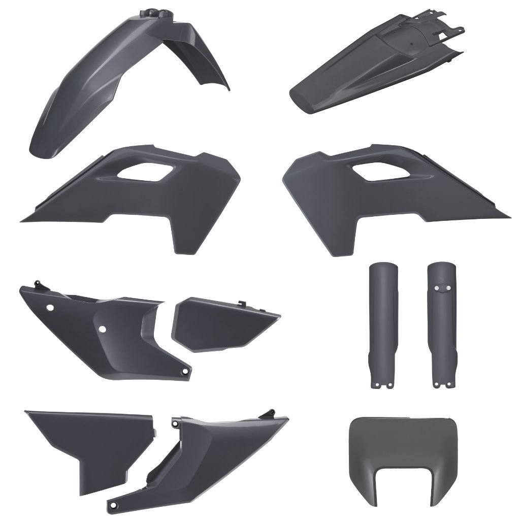 Komplet plastików Husqvarna TE/FE TPI kolor szary (N-GRAY) Polisport | 91649