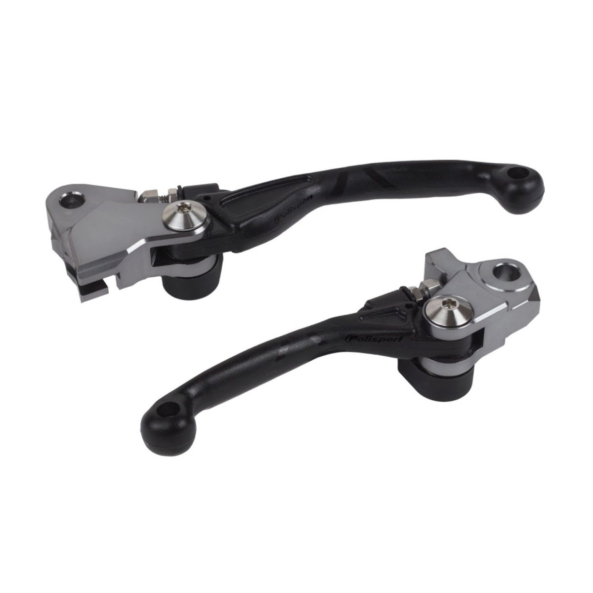 Zestaw dźwignia sprzęgła i hamulca KTM SX 250, EXC 250/300, SX-F/EXC-F, Husqvarna FC Czarny Polisport | 8487200033