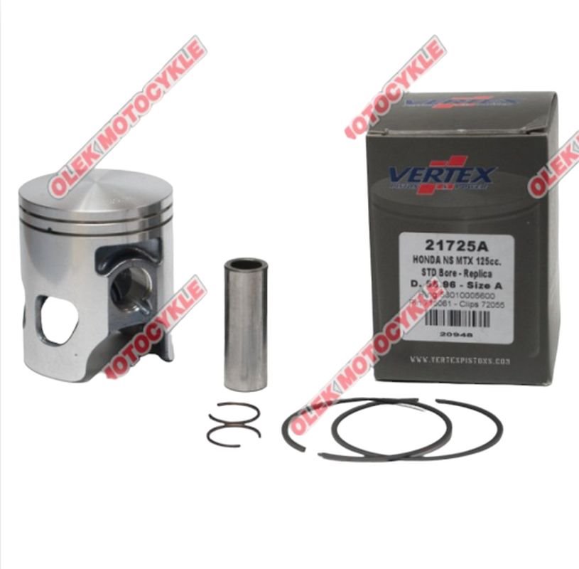 Tłok Honda MTX 125R, NS 125 (55,96MM) Vertex | 21725A