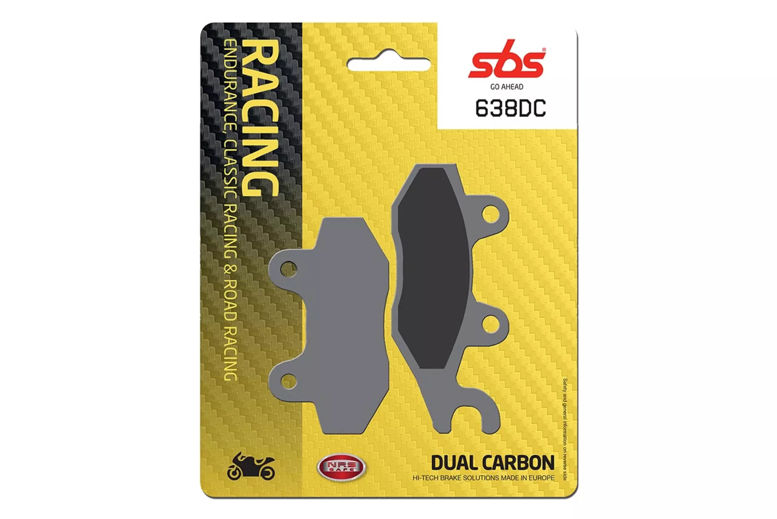 Klocki hamulcowe KH165/KH215 RACING DUAL CARBON | 638DC