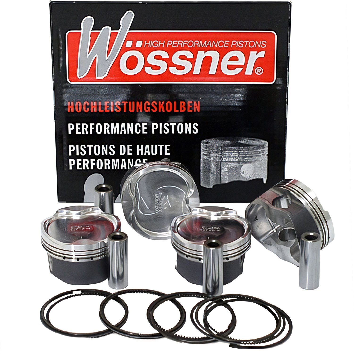 Komplet tłoków Kawasaki ZX 10R (75,95MM) Wossner | K4003DA-4