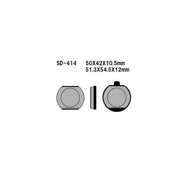 Klocki hamulcowe KH33 Półmetaliczne KAWASAKI Z400/650/750/1000, KZ900 VESRAH | SD-414