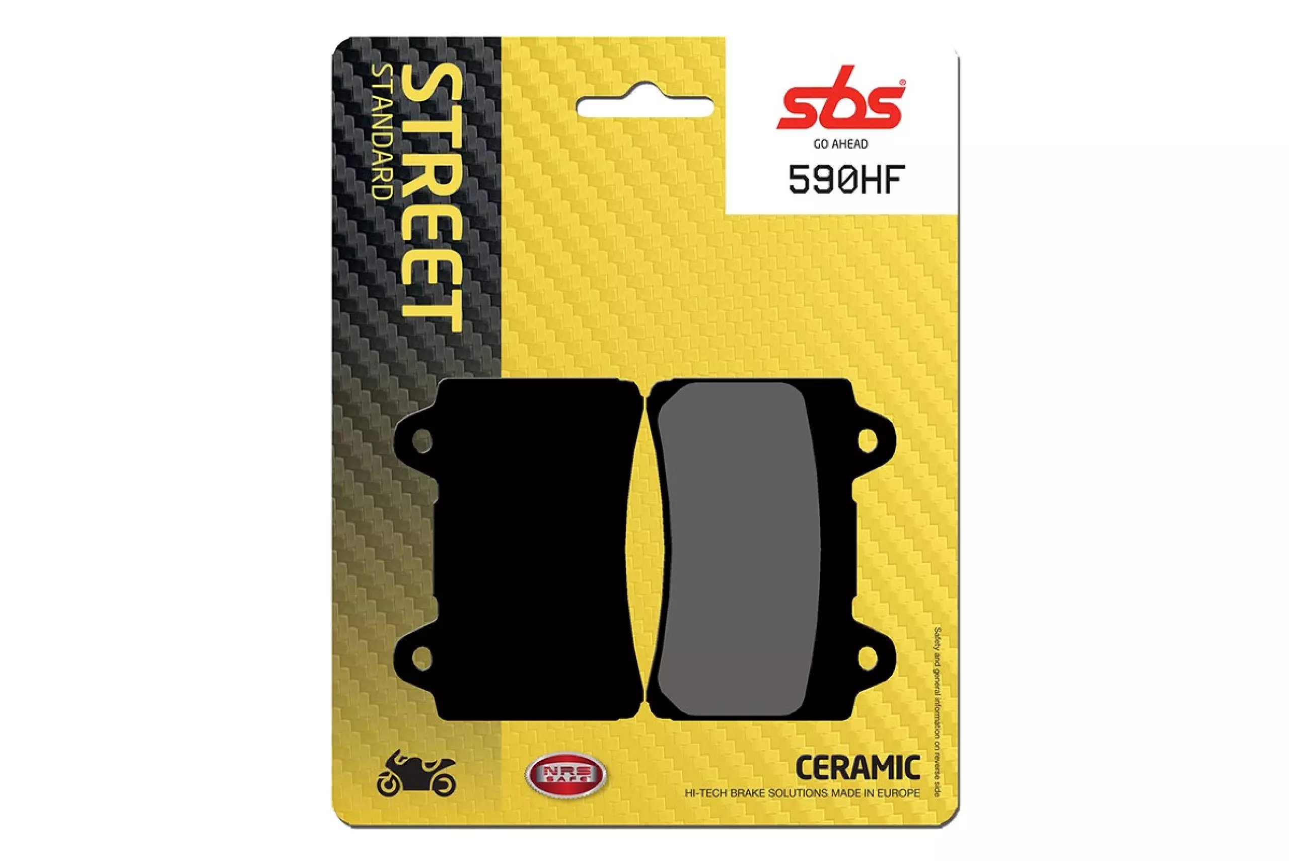 Klocki hamulcowe KH123 STREET CERAMIC Yamaha XVZ 1300, 1600, 1700 | 590HF