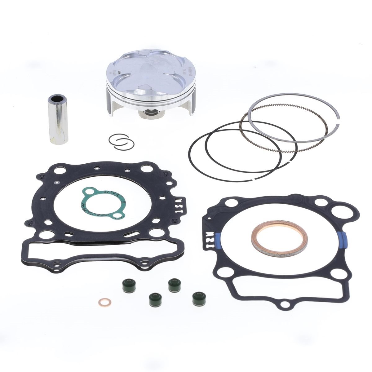 Tłok z uszczelkami TOP-END Yamaha YZ 250 F (YZF250), YZ 250 FX, WR 250 F (WRF250) (4T) KUTY (STD. +0,01mm 76,97mm) (13.5:1) Athena | P5F0770187008B