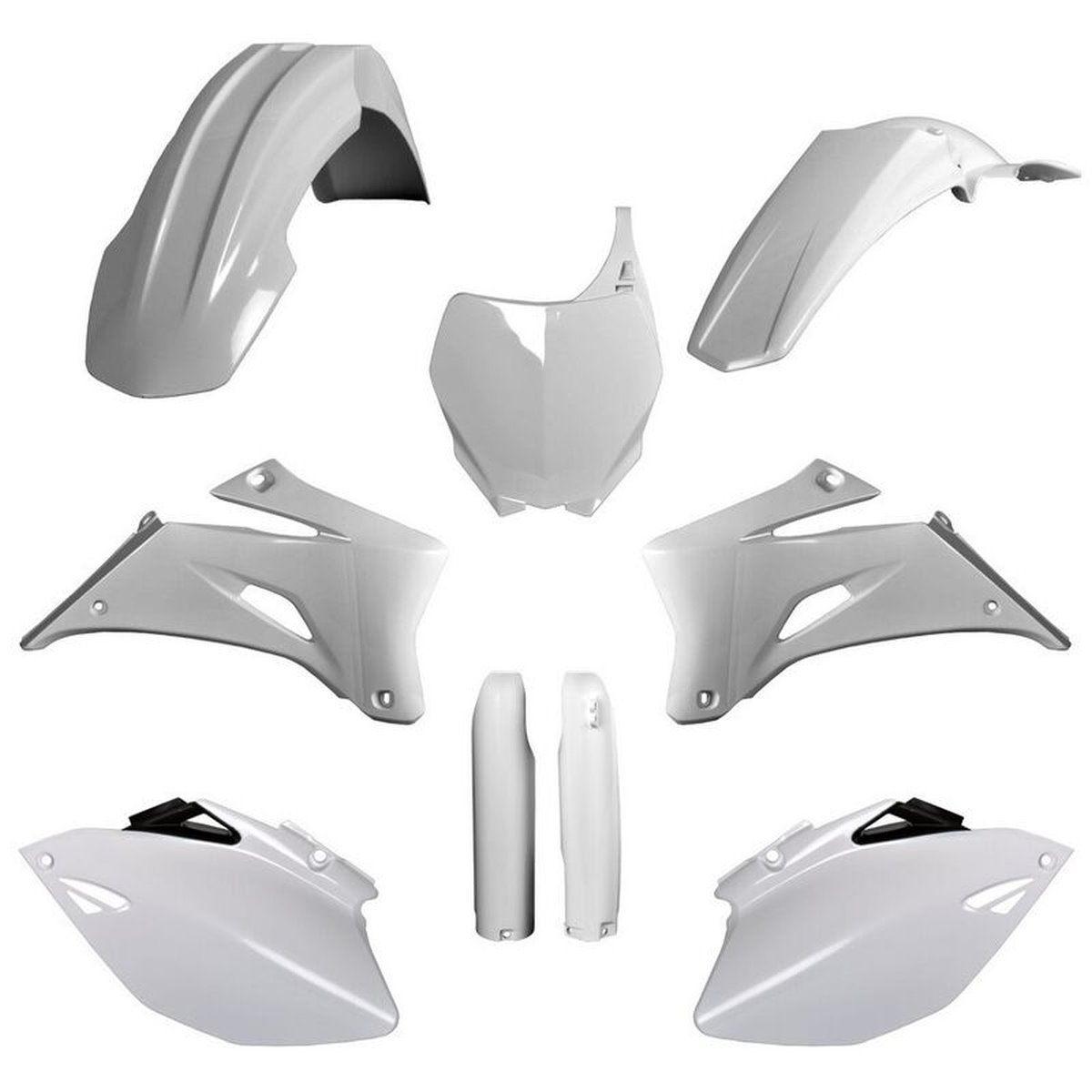 Komplet plastików Yamaha YZ 250F, 450F BIAŁY Polisport | 91396