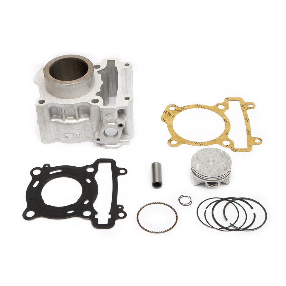 Cylinder aluminiowy z Nicasilem tłok+uszczelki (52mm) Yamaha YZF 125R, WR 125 R/X, X-MAX 125, X-City 125, Husqvarna SMS/SMR 125, Rieju, MBK, Beta, Minarelli 125 4T OMP | OMP001