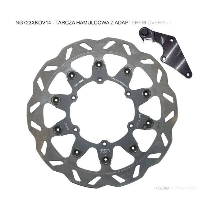 Tarcza hamulcowa przód z adapterem OVERSIZE Yamaha YZF 450 320X118X5 NG | NG723XKOV14