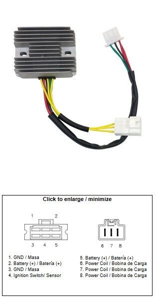 Regulator napięcia Honda FSC 400 Silverwing, FSC 600 Silverwing (35A) DZE | 2605-01