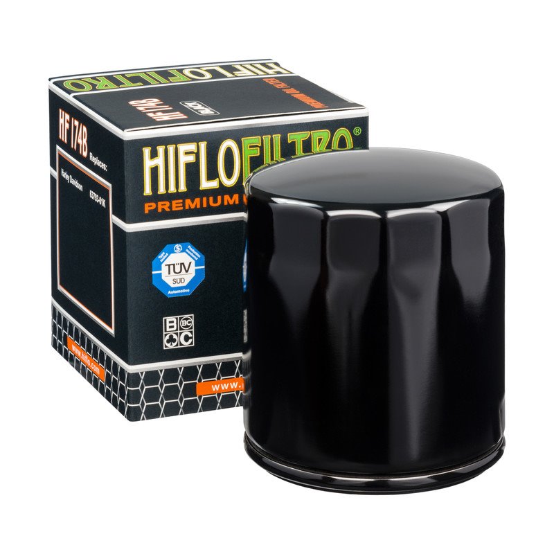 Filtr oleju HF174B Harley-Davidson V-Rod Czarny HifloFiltro