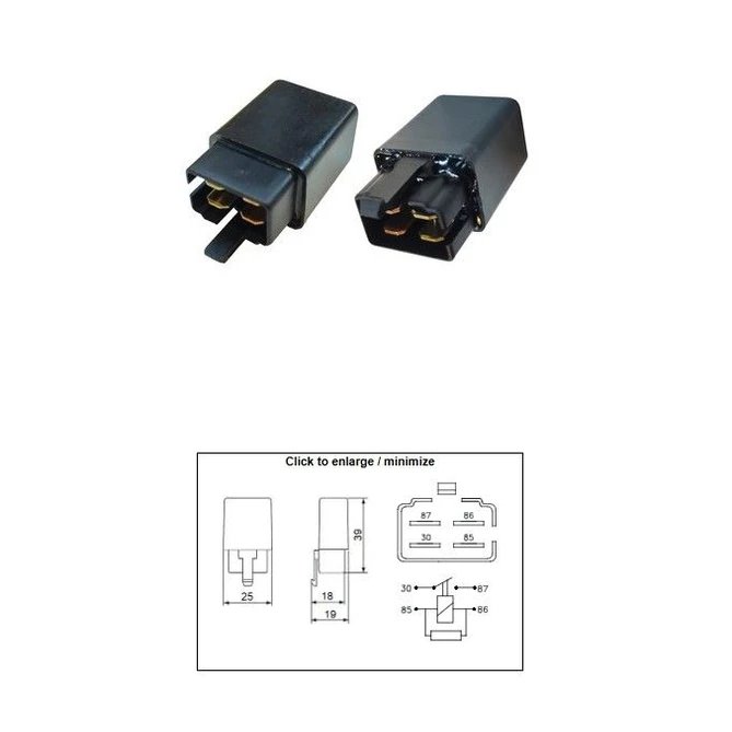 Przekaźnik rozrusznika Aprilia, BMW, Derbi, Honda, Kymco, Moto Guzzi (OEM AP8212469, AP8224462, 61137707940, 38501-GN2-014, 38501-GAM-007, 38501-GBN2-004) DZE | 9605-06