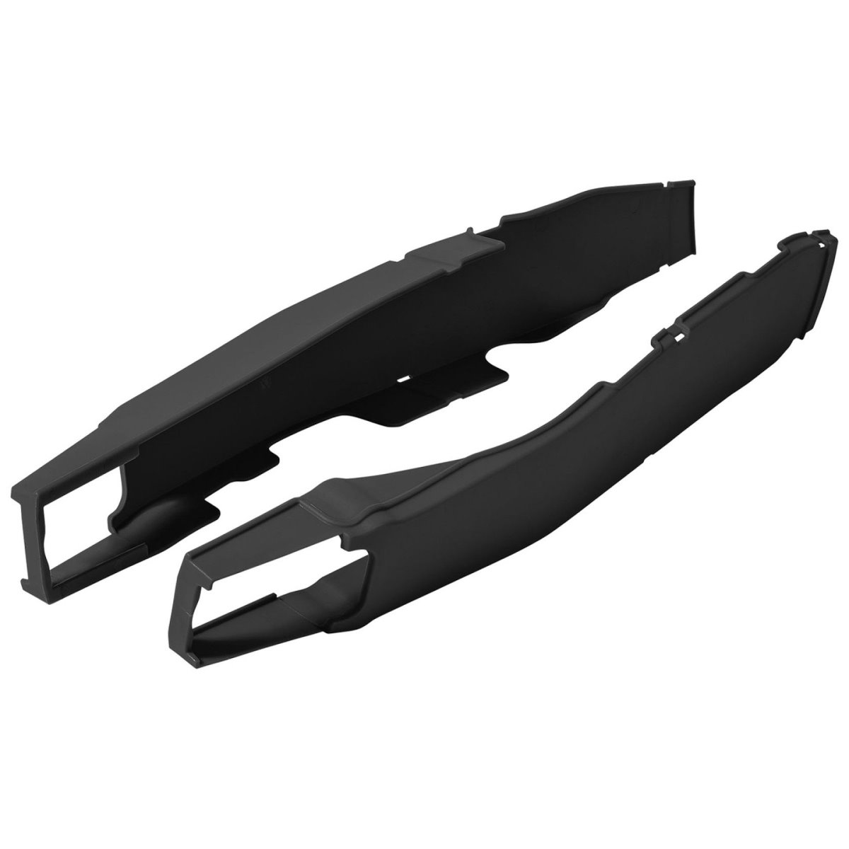 Osłona wahacza komplet Kawasaki KX 250F/450F Czarny Polisport | 8457000001